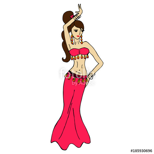 Belly Dance Vector At Getdrawings Free Download 