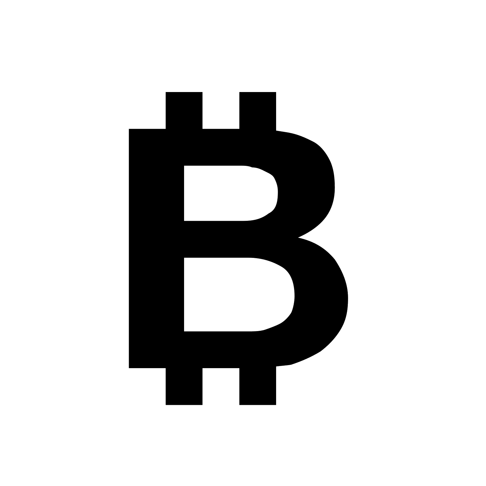 btc symbol vector