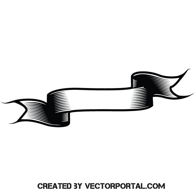 Black Ribbon Vector at GetDrawings | Free download