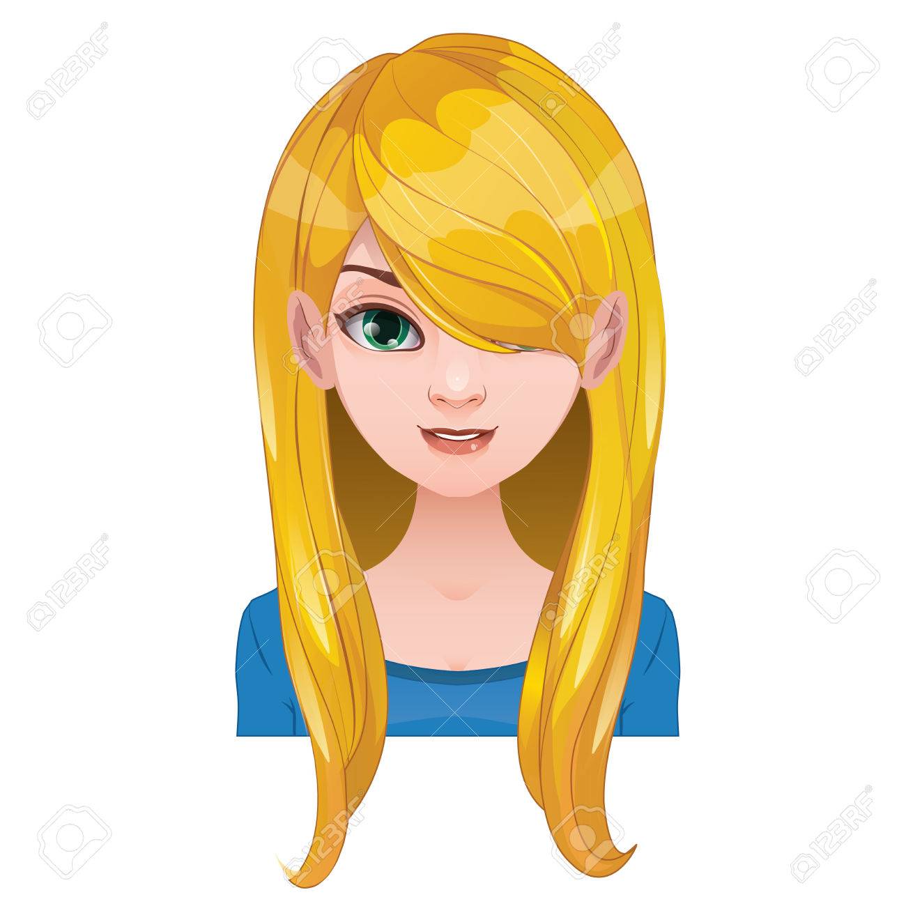 Blonde Hair Vector At Getdrawings Free Download