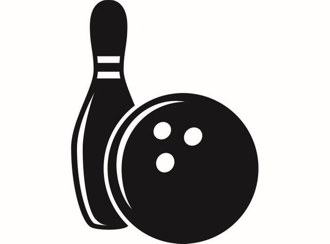 642x475 Bowling Logo 4 Ball Pin Sports Bowl Game Logo .svg .eps .png Etsy.