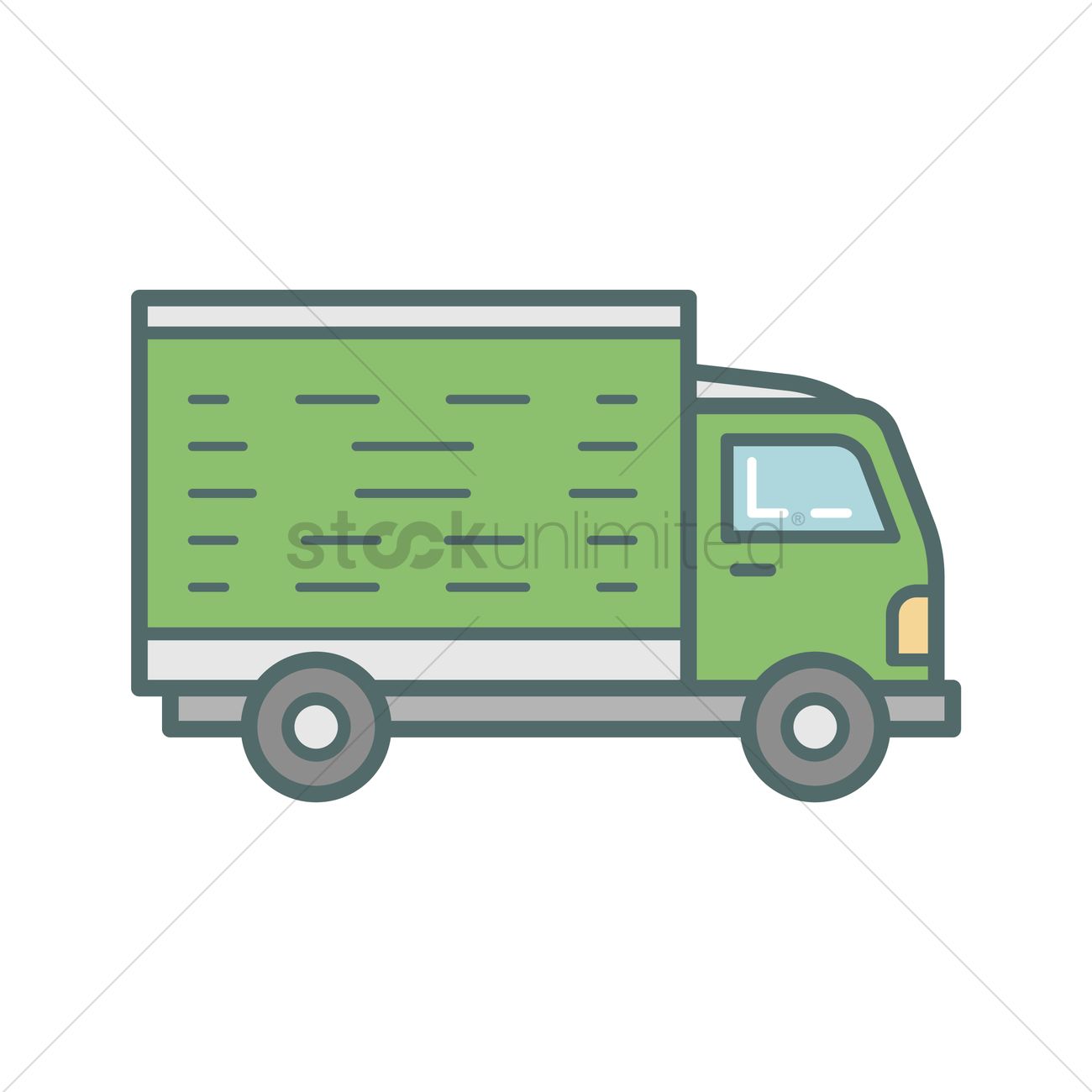 Box Truck Vector at Free for personal use Box Truck