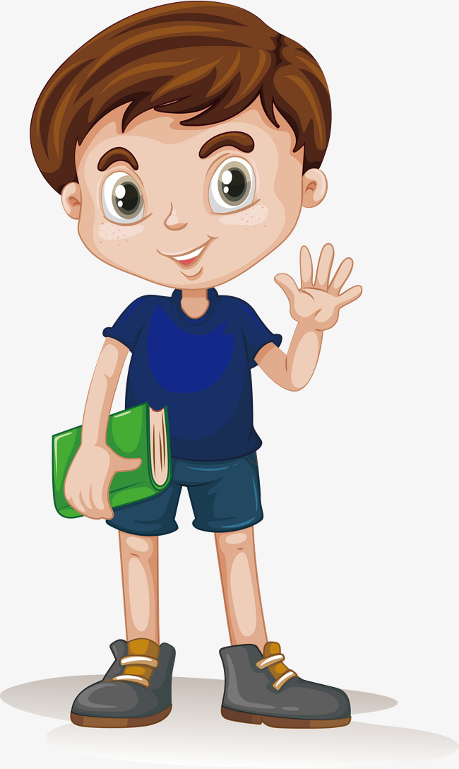 boy illustration vector free download