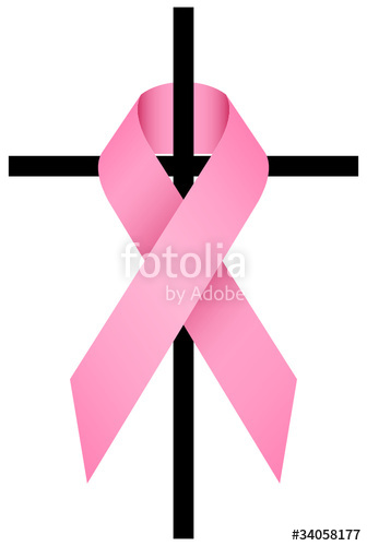 336x500 Pink Ribbon Breast Cancer 3d Stock Image And Royalty Free Vector.