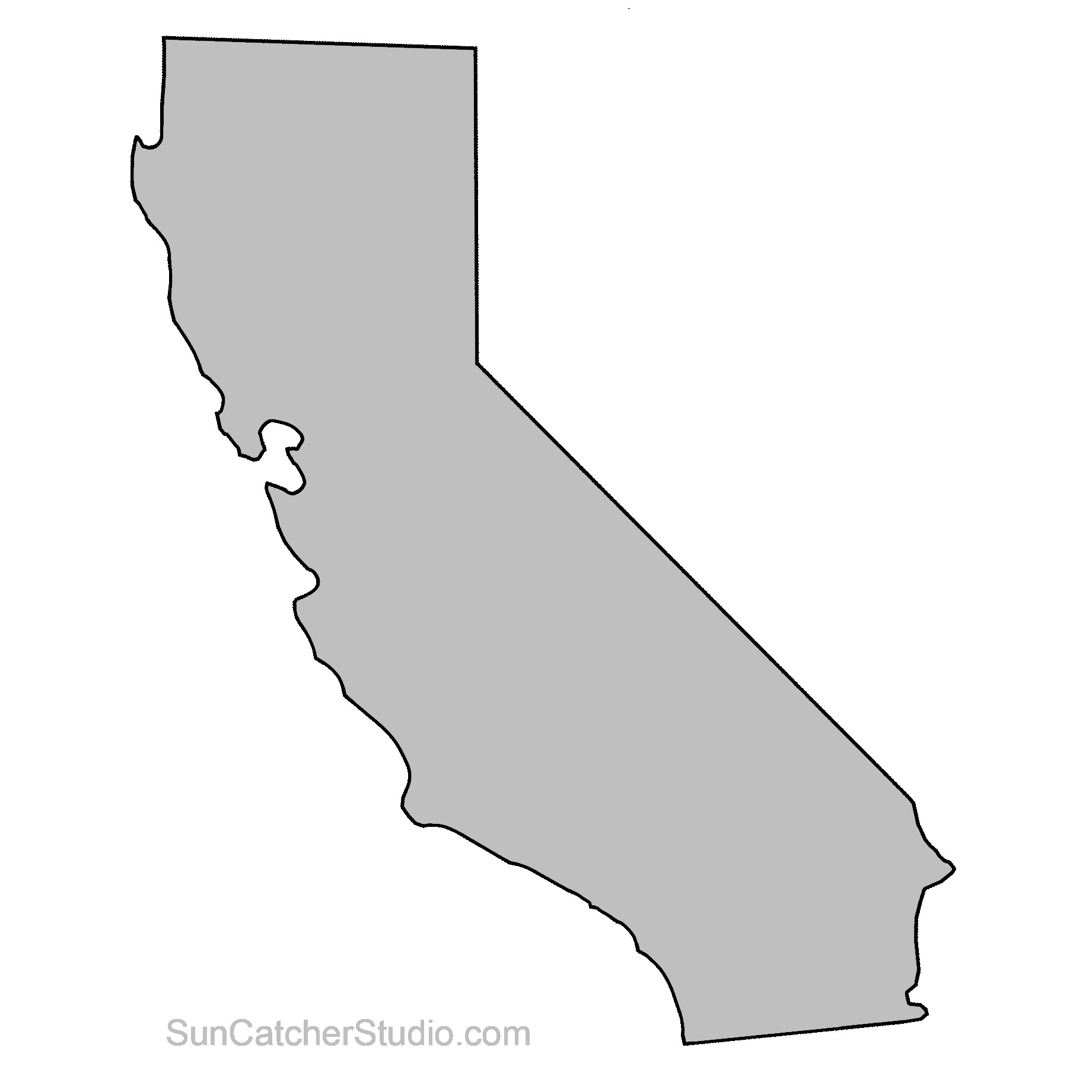 california-map-outline-vector-at-getdrawings-free-download