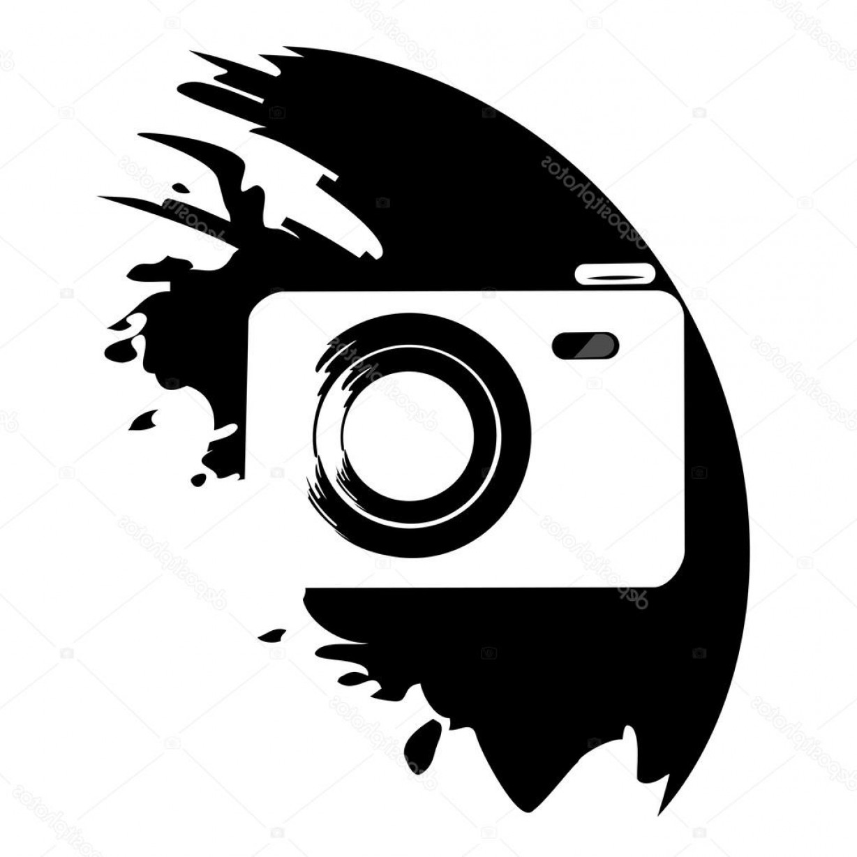 Фотоаппарат логотип вектор