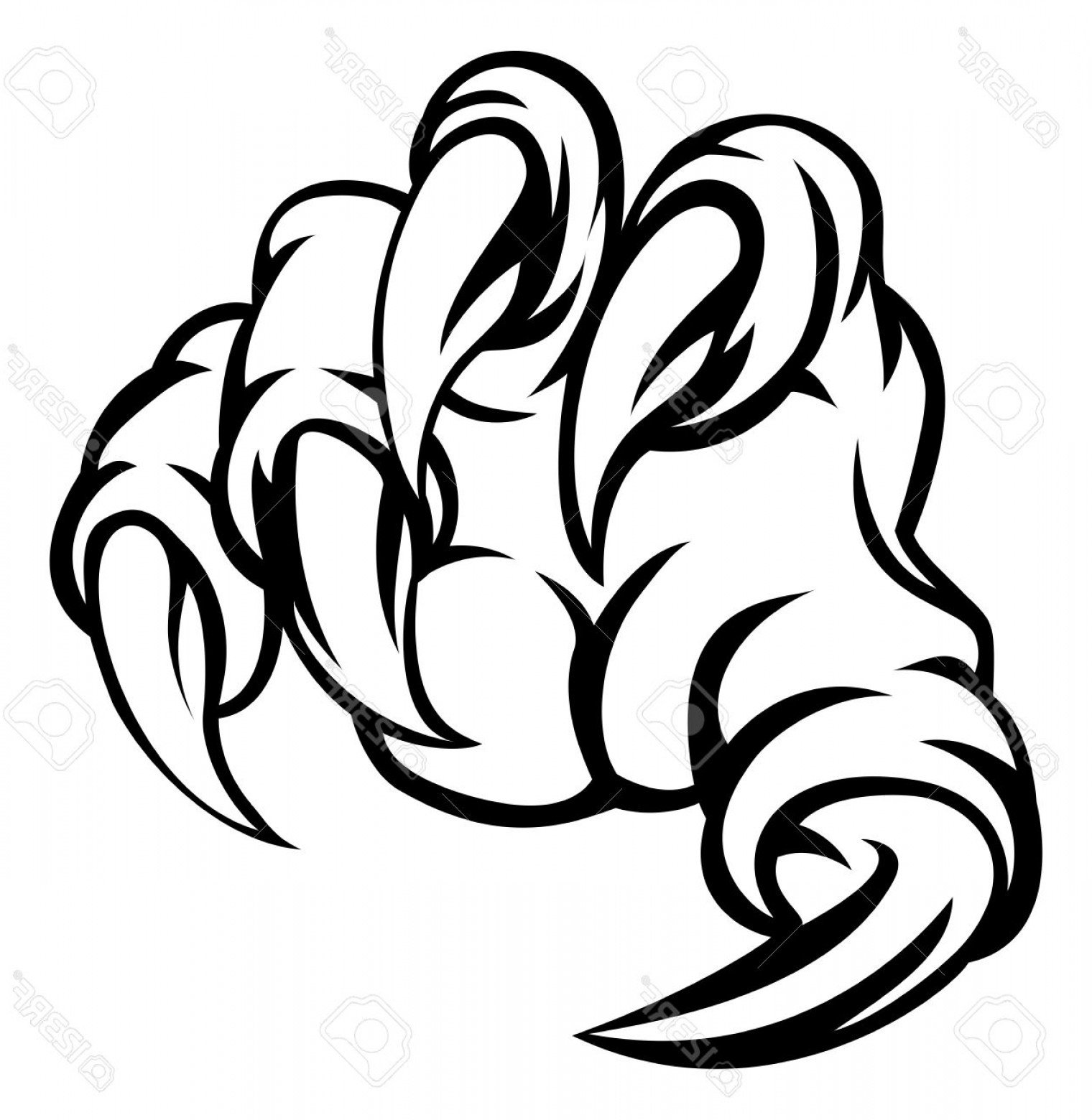 Claw Vector at GetDrawings Free download