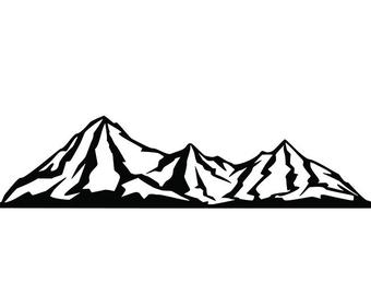 Colorado Mountains Vector at GetDrawings | Free download