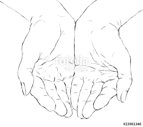 Cupped Hand Vector at GetDrawings | Free download