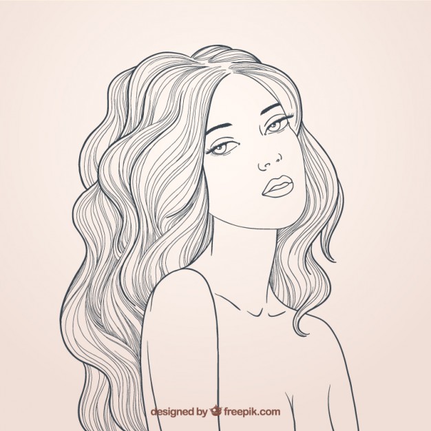 Curly Hair Vector at GetDrawings | Free download