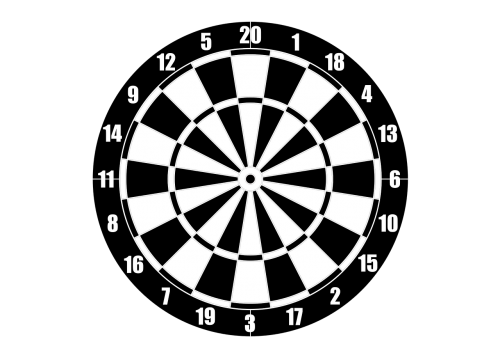 Dartboard Vector At Getdrawings Free Download