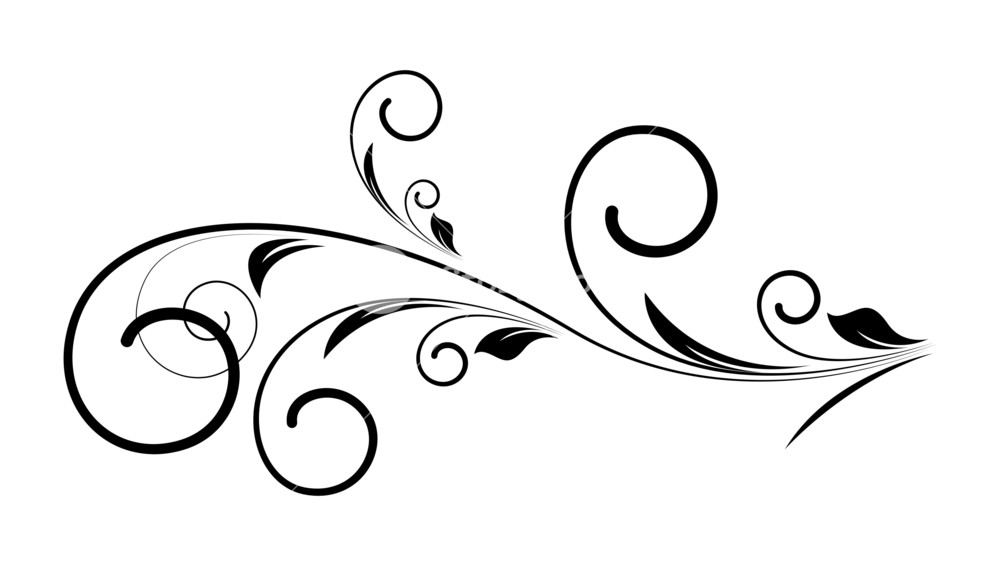 Decorative Swirls Vector Free at GetDrawings | Free download