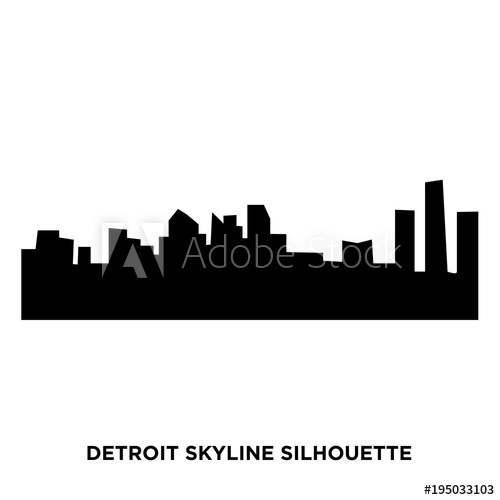 Detroit Skyline Vector At Getdrawings Free Download