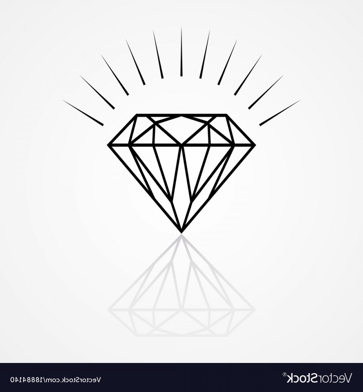 Diamond Vector At GetDrawings Free Download