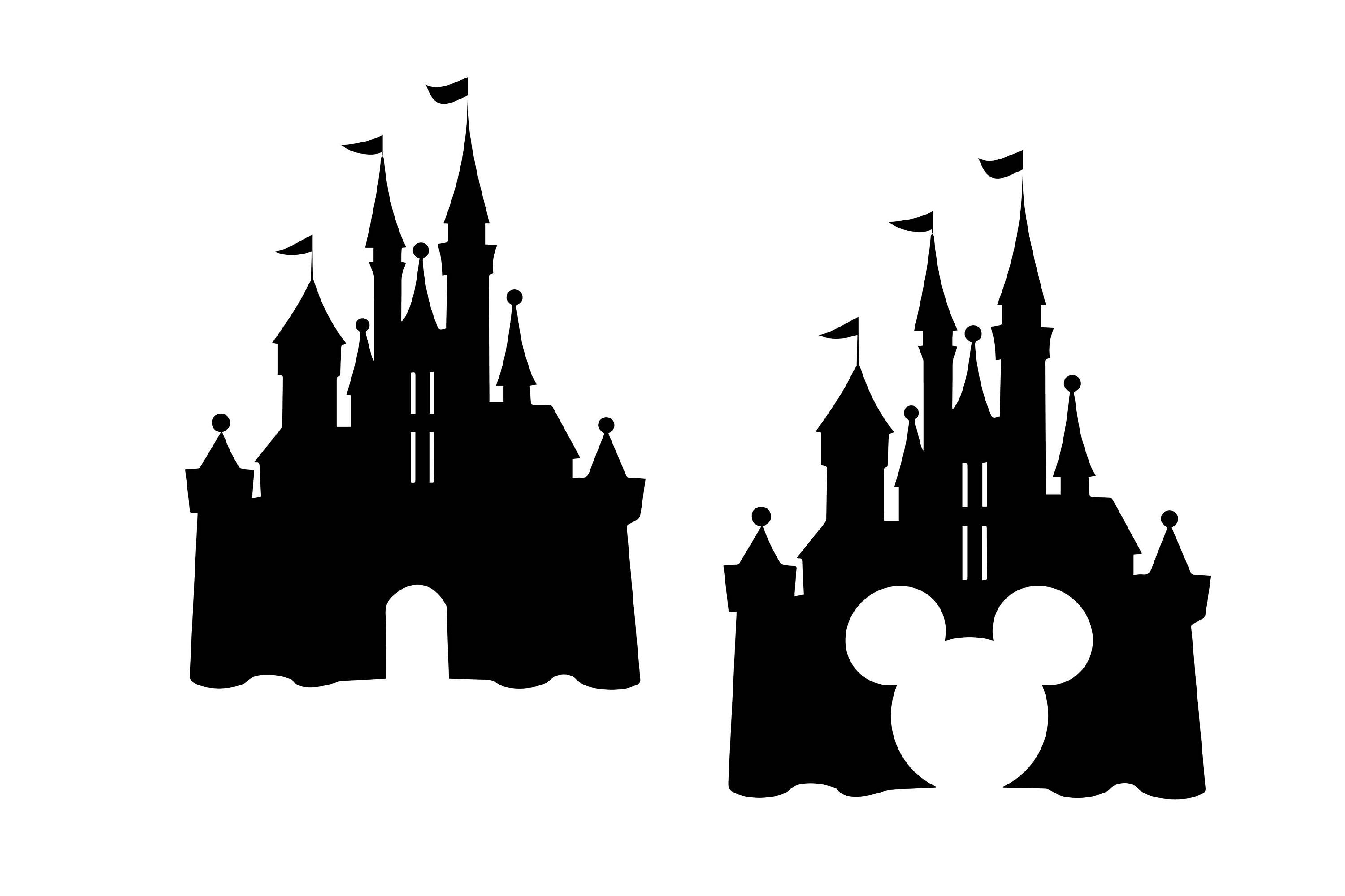 The best free Disney castle vector images. Download from 1001 free