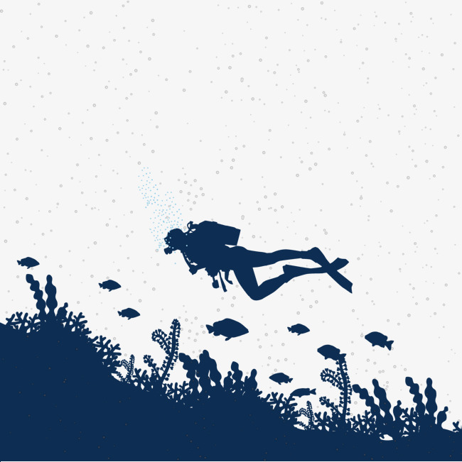 Diver Vector at GetDrawings | Free download