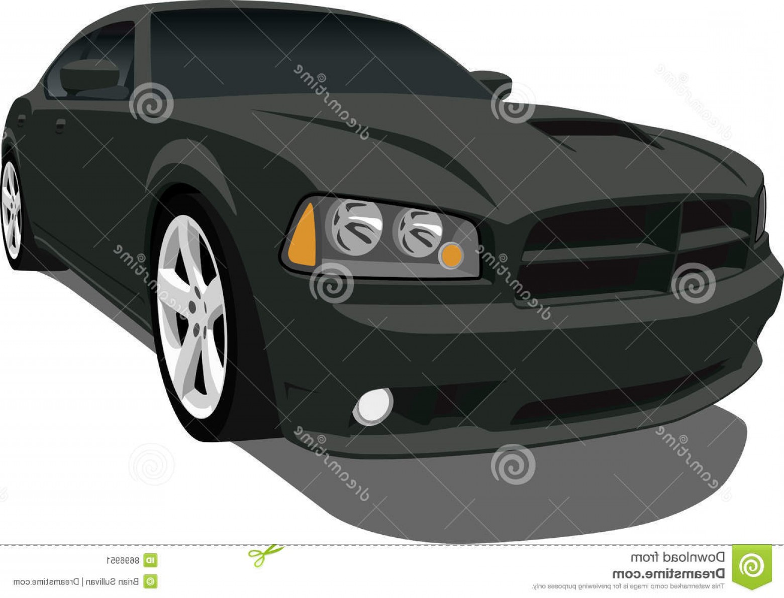 Dodge Charger Vector at GetDrawings | Free download