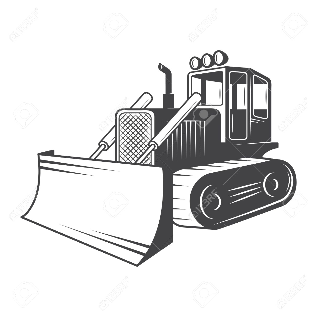 Dozer Vector At GetDrawings | Free Download