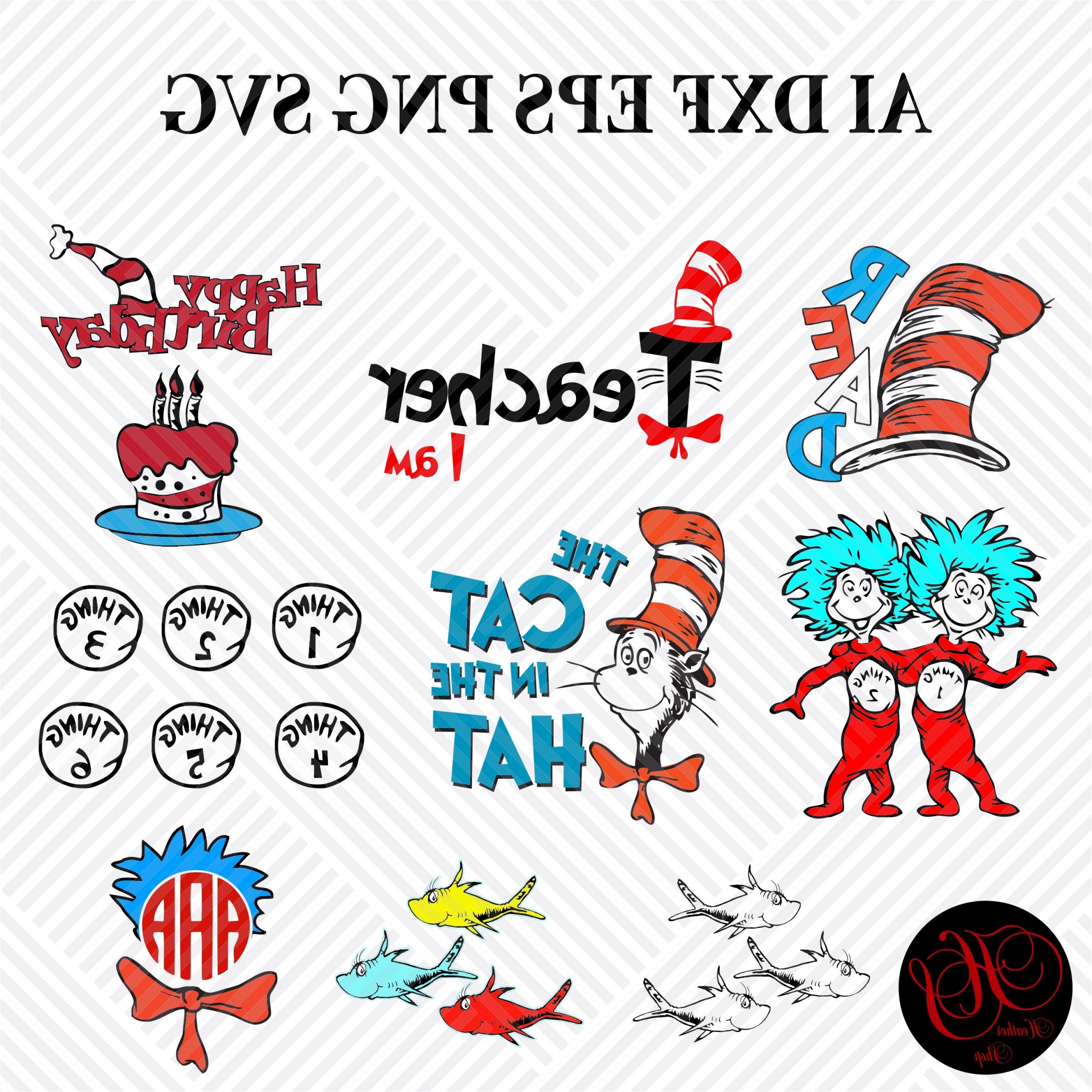 The best free Dr seuss vector images. Download from 164 free vectors of