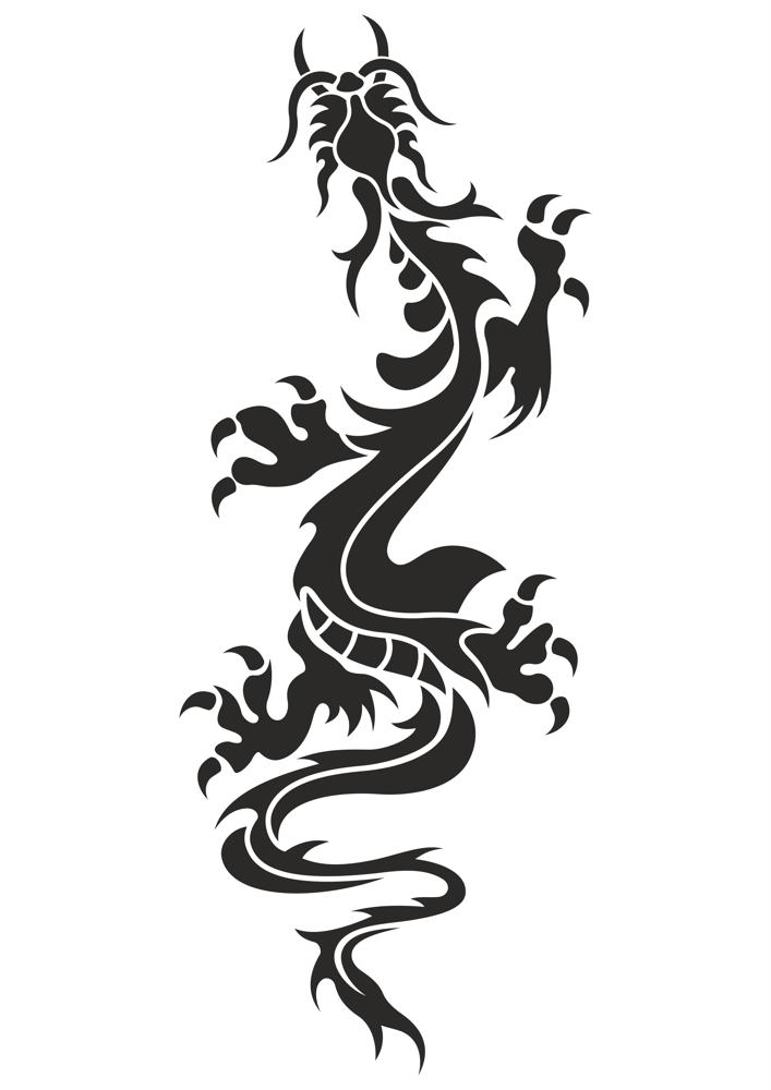 Dragon Tattoo Vector At Getdrawings Free Download