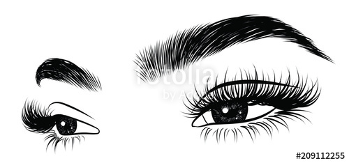 Eyelash Vector At GetDrawings | Free Download