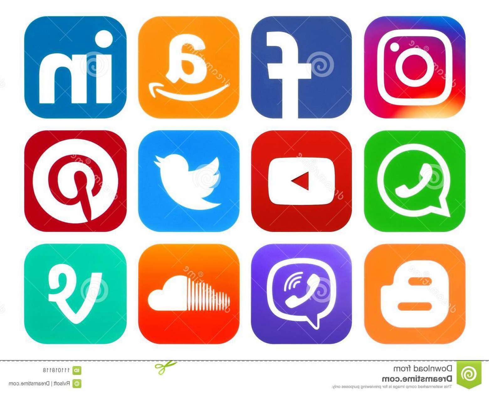 Facebook Twitter Instagram Icons Vector at GetDrawings | Free download