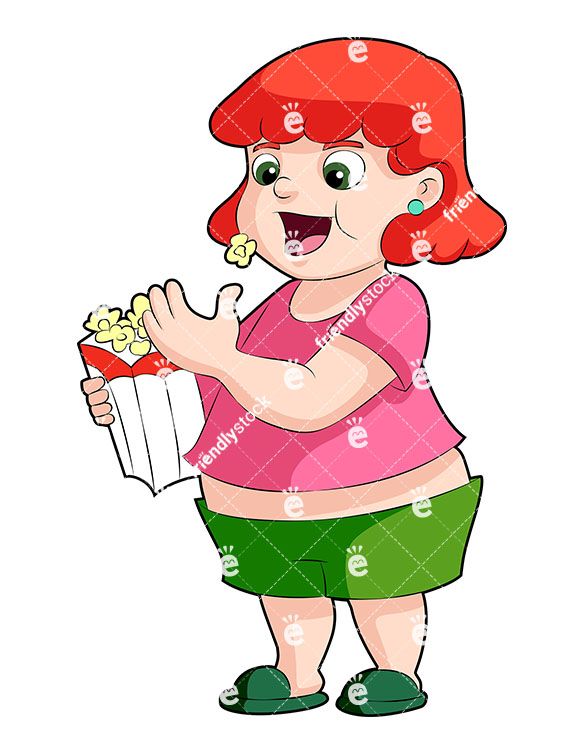 Fat Girl Vector At Getdrawings Free Download