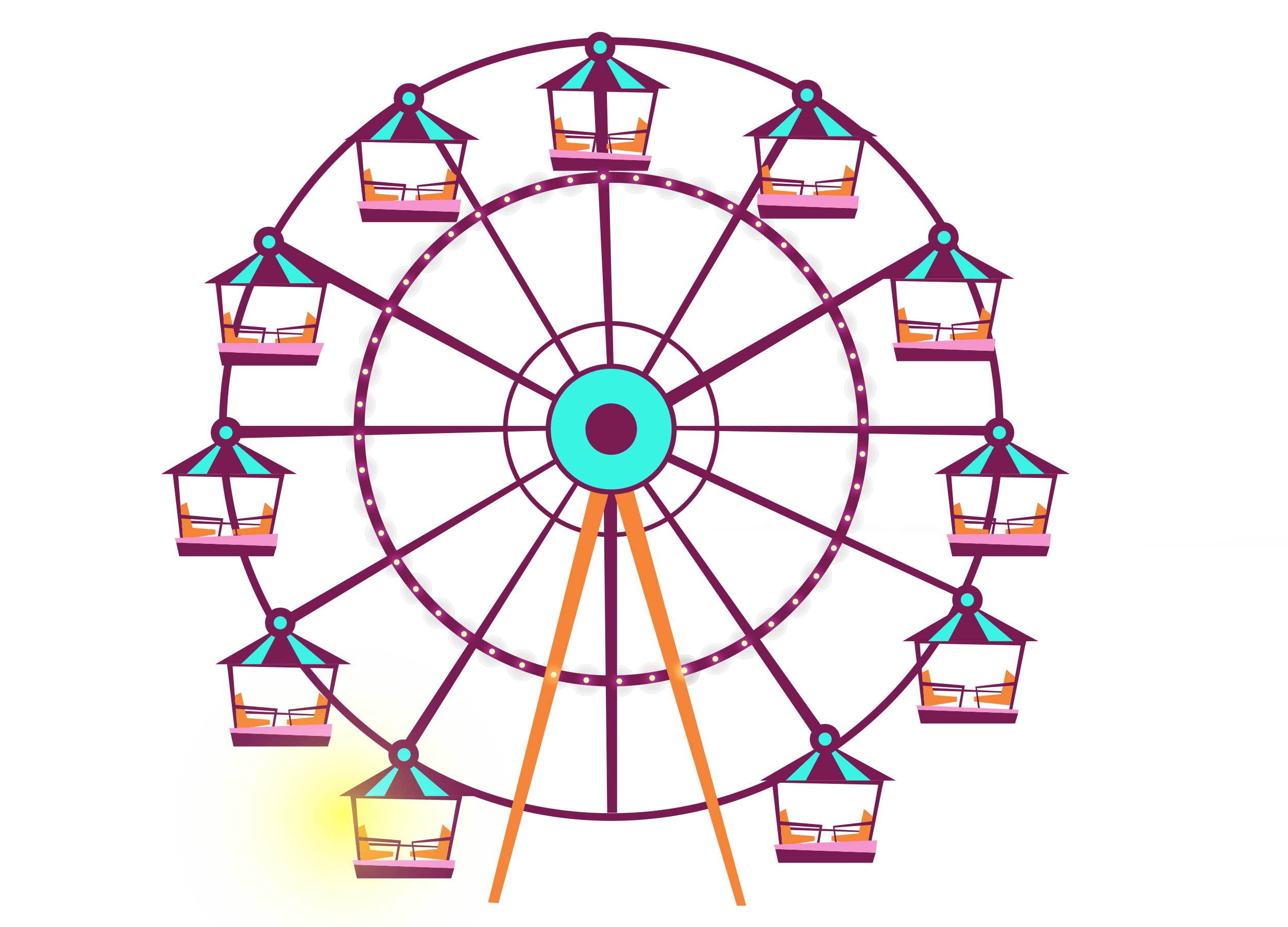 Ferris Wheel Vector Free Download at GetDrawings | Free download