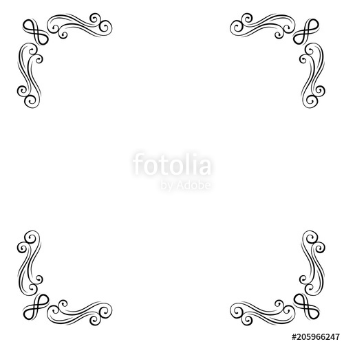 Filigree Frame Vector at GetDrawings | Free download