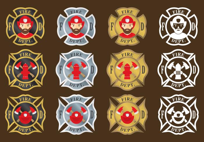 Fire Department Shield Vector at GetDrawings | Free download