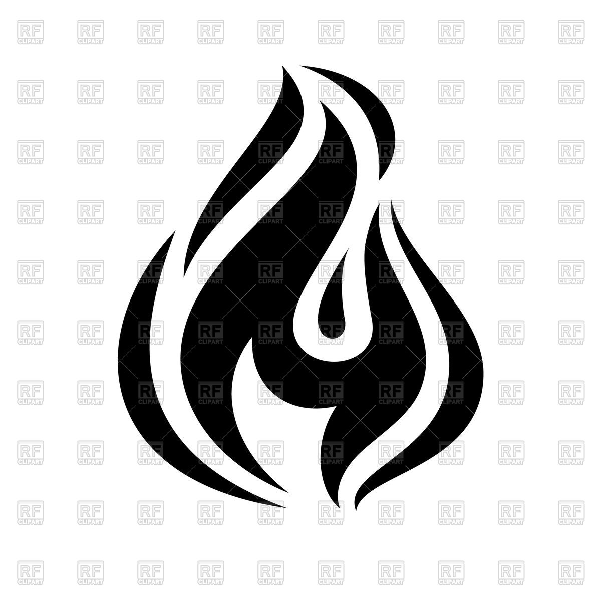 Fire Vector Black At GetDrawings | Free Download