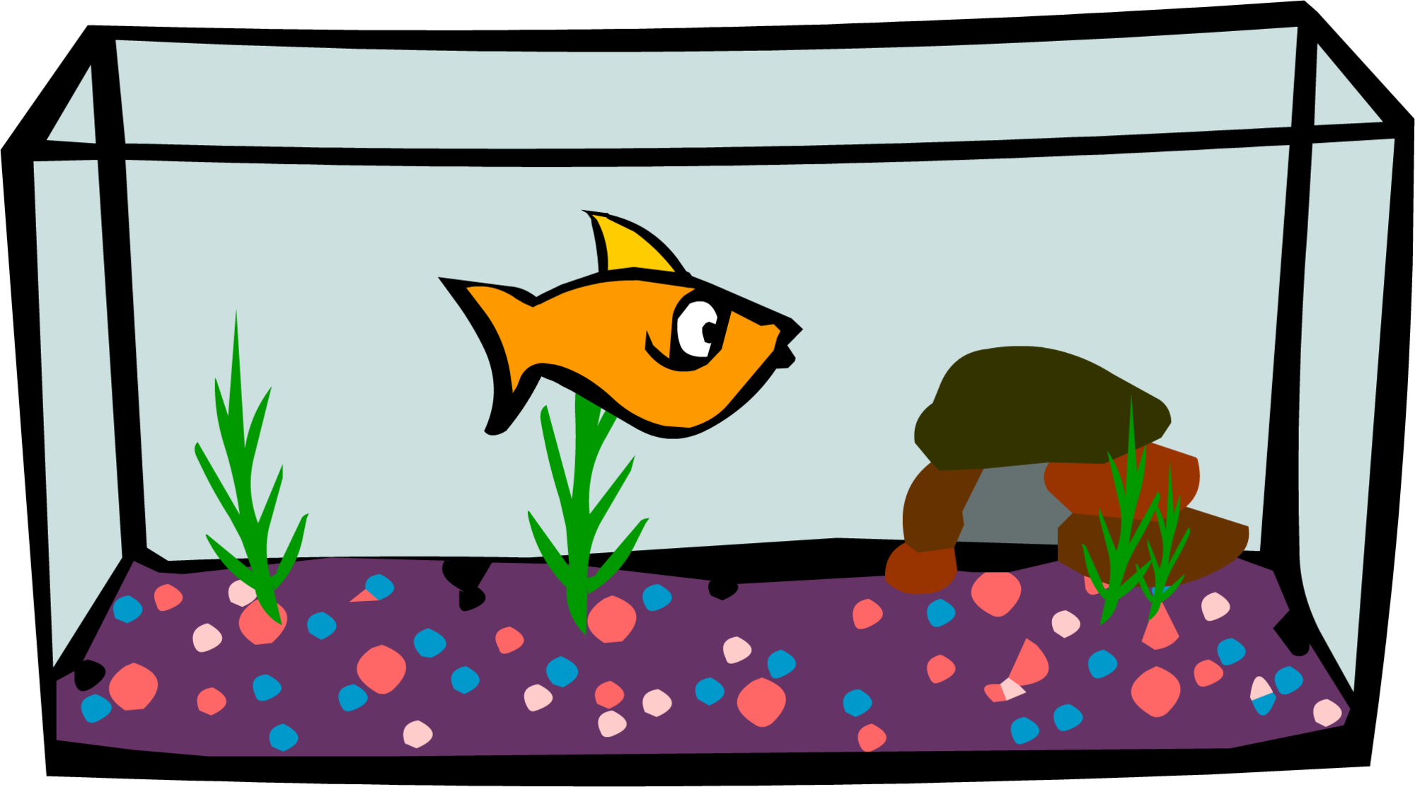 Fish Tank Vector at GetDrawings Free download