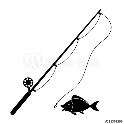 Fishing Pole Vector at GetDrawings | Free download