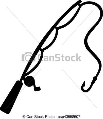 Fishing Pole Vector at GetDrawings | Free download