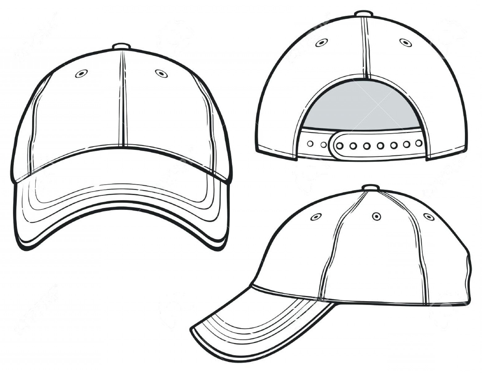 Fitted Hat Vector at GetDrawings Free download