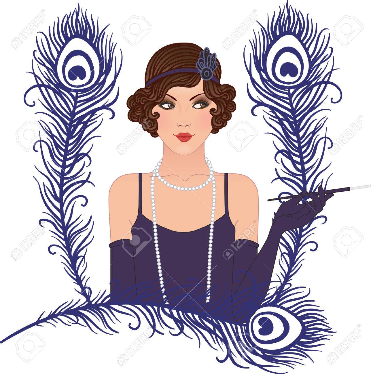 The Best Free Flapper Vector Images Download From 31 Free Vectors Of