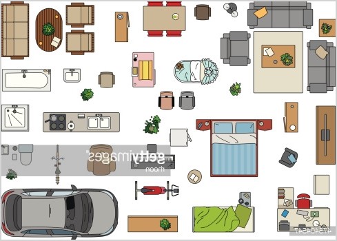 Floor Plan Furniture Vector at GetDrawings | Free download