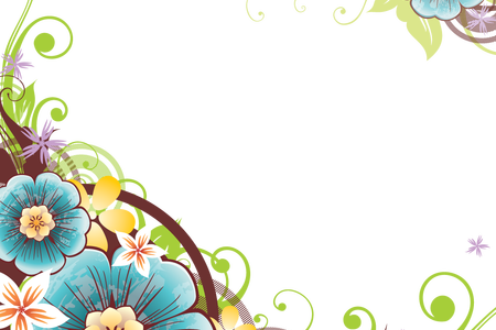 Flower Frame Vector Png Hd - Draw-resources