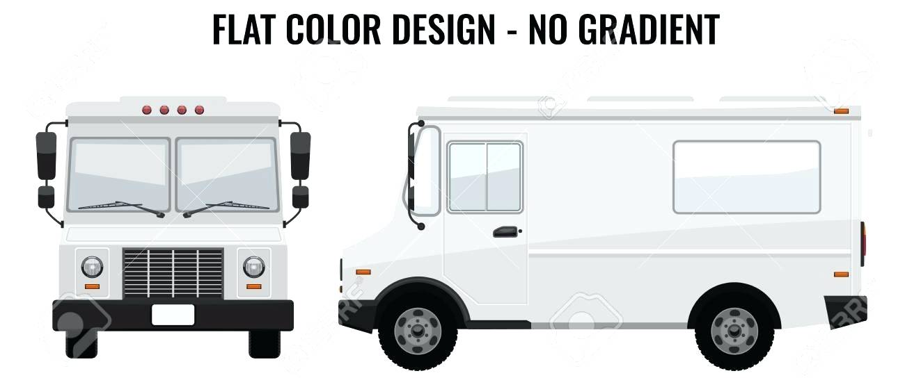 Printable Blank Food Truck Template