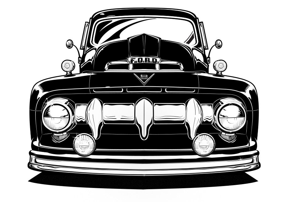 Ford Truck Vector at GetDrawings | Free download