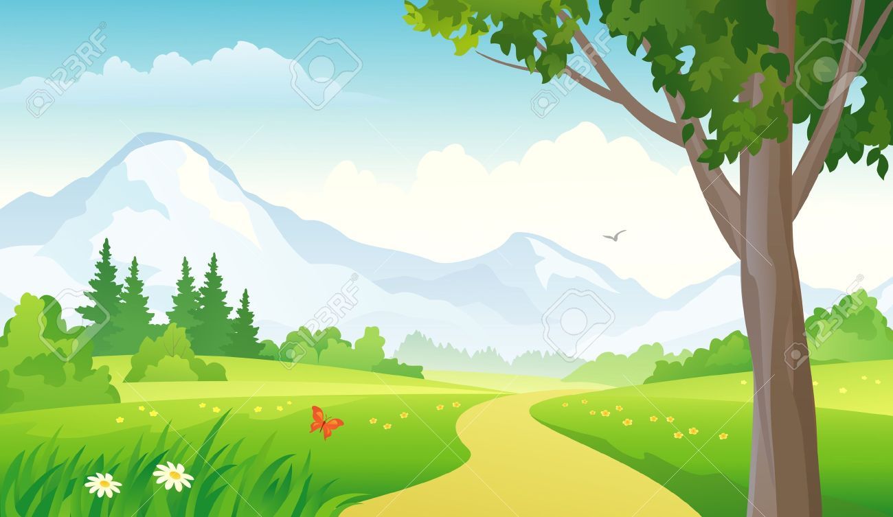 Forest Background Vector at GetDrawings | Free download
