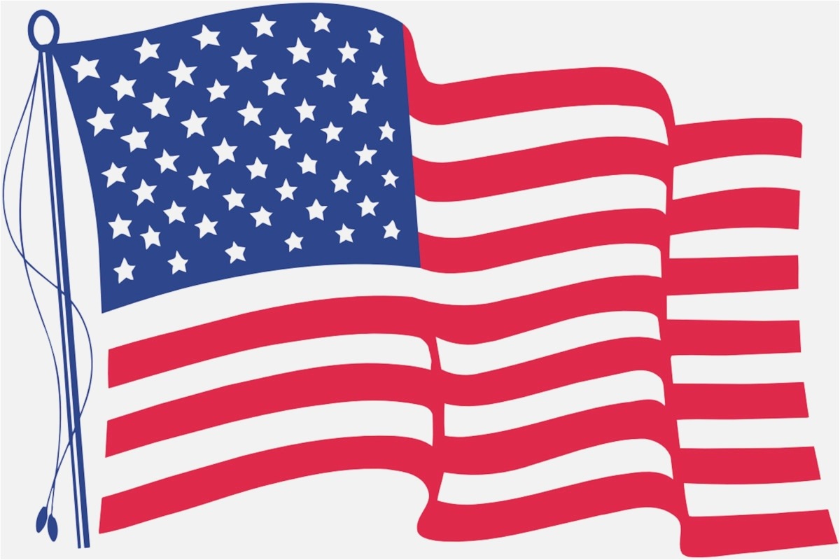 Free American Flag Vector Art at GetDrawings Free download