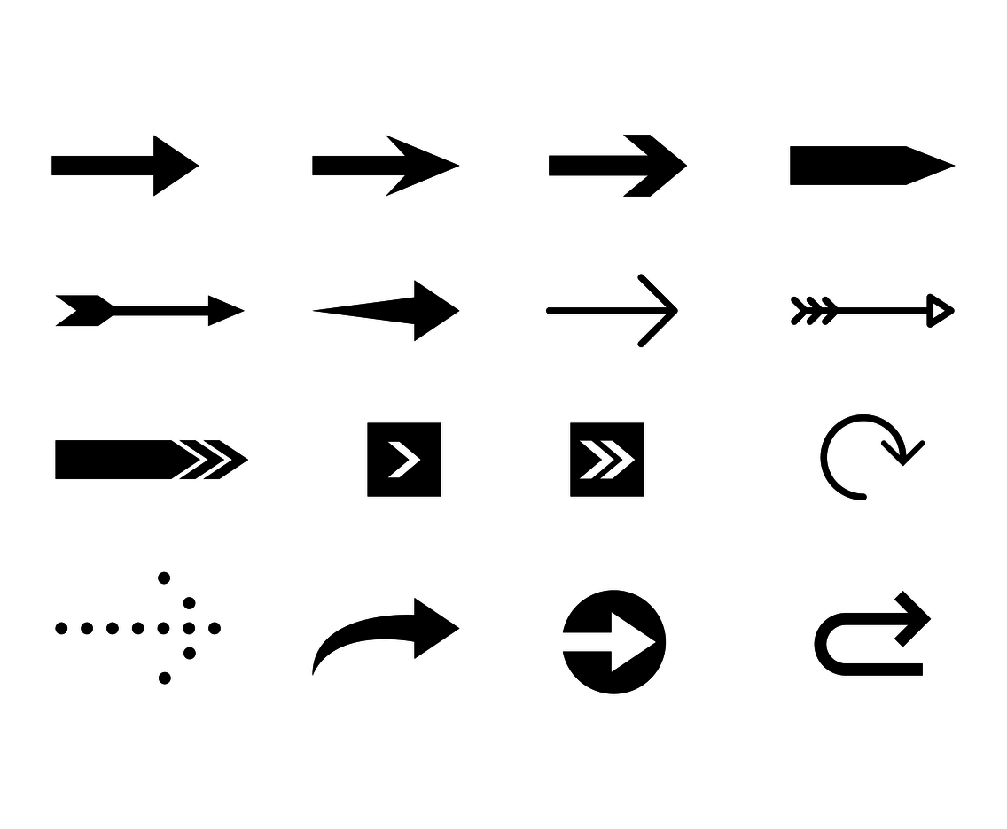 arrow symbol illustrator download