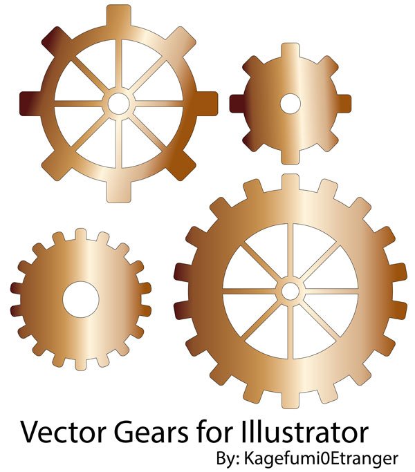 gear vector illustrator free download