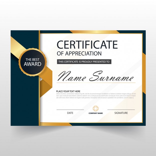 Gift Certificate Template Vector at GetDrawings | Free download