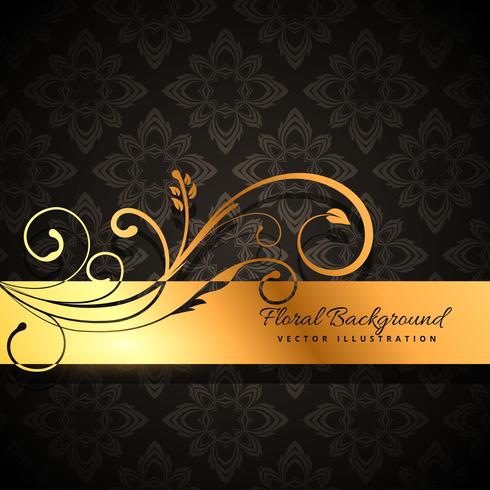 Gold Floral Vector at GetDrawings | Free download