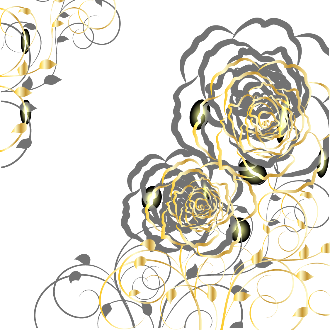 Gold Flower Vector at GetDrawings | Free download