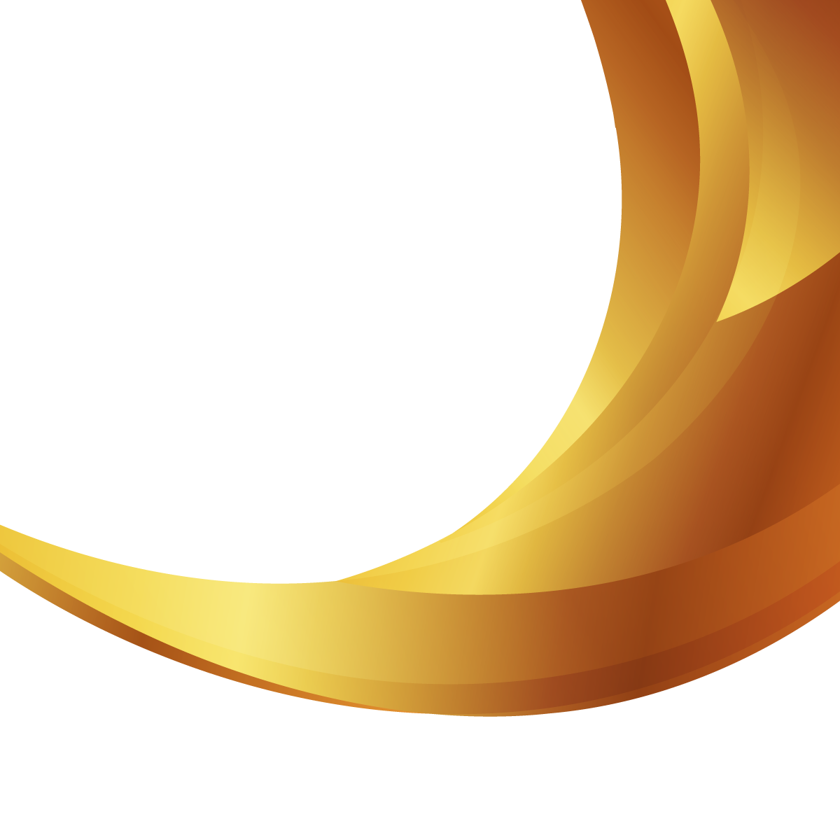 Abstract Gold Wave Vector Png Wallpaper Png