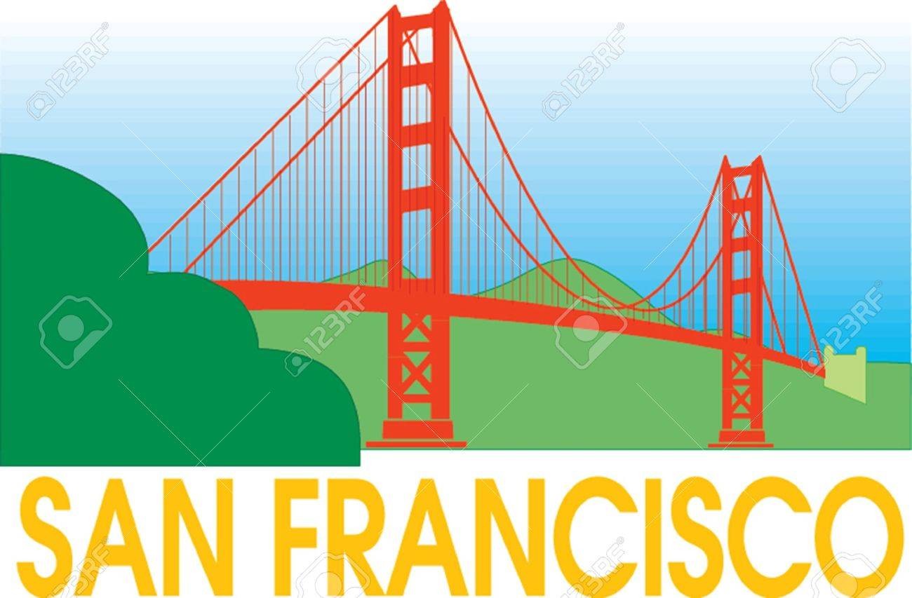 San Francisco Bridge vector