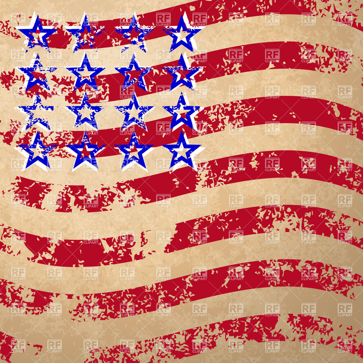 Grunge American Flag Vector at GetDrawings | Free download